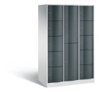 C+P Schließfachschrank Resisto 12 Fächer 1950 x 1148 x 640 mm lichtgrau anthrazit