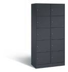 C+P Schließfachschrank Serie 8070 H 1950 x B 900 x T 480 mm in anthrazit