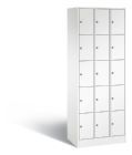 C+P Schließfachschrank Serie 8070 H 1950 x B 680 x T 480 mm in weiß