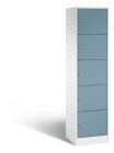 C+P Schließfachschrank Serie 8070 H 1950 x B 460 x T 480 mm weiß horizontblau
