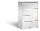 C+P Schubladenschrank Acurado als Hängeregistratur lichtgrau 787 x 590 x 1357 mm