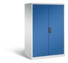 C+P Schwerlastschrank Serie 89 1950 x 1200 x 800 mm lichtgrau enzianblau