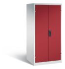 C+P Schwerlastschrank Serie 89 1950 x 930 x 800 mm lichtgrau rubinrot