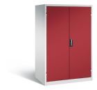 C+P Schwerlastschrank 1950 x B 1200 x T 800 mm lichtgrau rubinrot