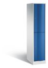 C+P Spind doppelstöckig Resisto 1 Abteil enzianblau 396 x 640 x 1950 mm