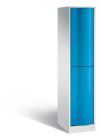 C+P Spind doppelt Resisto 1 Abteil lichtblau grau 396 x 540 x 1950 mm