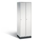 C+P Garderobenspind Intro 2 Abteile 1950 x 620 x 490 mm in lichtgrau
