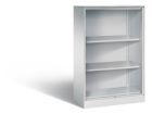 C+P Stahlregal Asisto mit 2 Fachböden lichtgrau 800 x 435 x 1310 mm