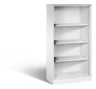 C+P Stahlregal mit Rückwand Asisto in weiß 800 x 435 x 1635 mm
