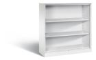 C+P Stahlregal Büroregal 2 Fächer weiß 1200 x 435 x 1310 mm