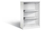 C+P Stahlregal mit Rückwand Asisto 2 Einlegeböden weiß 800 x 435 x 1310 mm