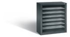 C+P Stahlregal mit Rückwand Serie 13 anthrazit 700 x 300 x 830 mm