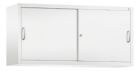 C+P Aufsatzschrank mit Leichtlaufrollen und Trennwand weiß 1600 x 500 x 790 mm