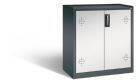 C+P Umweltschrank Serie 89 mit PE Wannen anthrazit lichtgrau 930 x 500 x 1000 mm