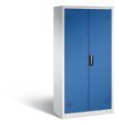 C+P Umweltschrank mit PE Wannen 1950 x 930 x 500 mm lichtgrau enzianblau