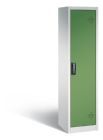 C+P Umweltschrank mit 4 PE Wannen resedagrün 502 x 500 x 1950 mm