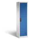 C+P Umweltschrank mit 4 Stahlwannen enzianblau 502 x 500 x 1950 mm