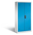 C+P Umweltschrank mit 4 Stahlwannen lichtblau 930 x 500 x 1950 mm