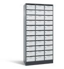 C+P Verteilerschrank 33 Fächer 1950 x 920 x 490 mm anthrazit lichtgrau