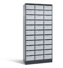 C+P Verteilerschrank Serie 8170 33 Fächer Breite 920 mm anthrazit weißaluminium