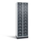 C+P Verteilerschrank 22 Fächer 1950 x 620 x 490 mm lichtgrau anthrazit