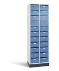 C+P Verteilerschrank 22 Fächer 1950 x 620 x 490 mm lichtgrau fernblau