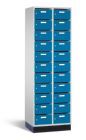 C+P Verteilerschrank 22 Fächer 1950 x 620 x 490 mm lichtgrau lichtblau