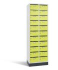 C+P Verteilerschrank 22 Fächer 1950 x 620 x 490 mm lichtgrau viridingrün