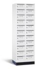 C+P Verteilerschrank Serie 8170 22 Fächer 1950 x 620 x 490 mm weiß