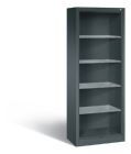C+P Werkstattregal mit Rückwand anthrazit 700 x 400 x 1950 mm