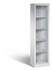 C+P Werkstattregal mit Rückwand und Fächer lichtgrau 502 x 400 x 1950 mm