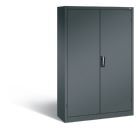 C+P Werkstattschrank mit großen Flügeltüren in anthrazit 1200 x 400 x 1950 mm