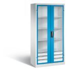 C+P Werkstattschrank mit Fenster und Schublaben H 1950 x B 930 x T 500 mm