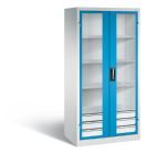 C+P Werkstattschrank mit Fenster und Schubladen 1950 x 930 x 600 mm