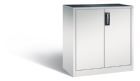 C+P Werkstattschrank mit verstärkten Türen lichtgrau 930 x 500 x 1000 mm