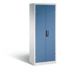 C+P Werkstattschrank 2 Türen in fernblau 700 x 500 x 1950 mm