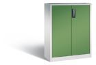 C+P Werkstattschrank 2 Böden Last 70 kg resedagrün 930 x 400 x 1200 mm