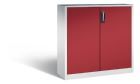 C+P Werkstattschrank 2 flexible Fachböden rubinrot 1200 x 400 x 1200 mm