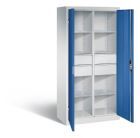 C+P Werkstattschrank mit 70 kg Bodentraglast enzianblau 930 x 500 x 1950 mm