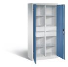 C+P Werkstattschrank mit 70 kg Bodentraglast fernblau 930 x 500 x 1950 mm