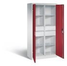 C+P Werkstattschrank mit 70 kg Bodentraglast rubinrot 930 x 500 x 1950 mm