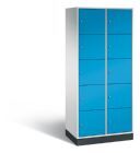C+P XL Schließfachschrank Intro 10 Fächer 1950 x 820 x 490 mm lichtgrau lichtblau