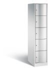 C+P XL Schließfachschrank Resisto 5 Fächer lichtgrau 396 x 640 x 190 mm