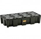 CEMO PE Auffangwanne 35HD mit PE Rost