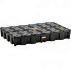 CEMO PE Auffangwanne 120HD mit PE Rost