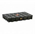 Cemo PE Auffangwanne 120 HD RG mit PE Rost 120 x 80 x 18 cm
