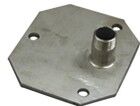Cemo Flanschplatte mit Gewindenippel 2 Zoll AG