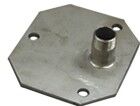 Cemo Flanschplatte mit Gewindenippel 1/2 Zoll AG
