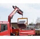 CEMO Ladebügel für Streugutbehälter von 400l bis 700l hydraulisch kippbar