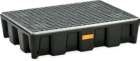 CEMO Auffangwanne 80 x 60 x 18 cm PE 60 HD mit Stahlgitterrost